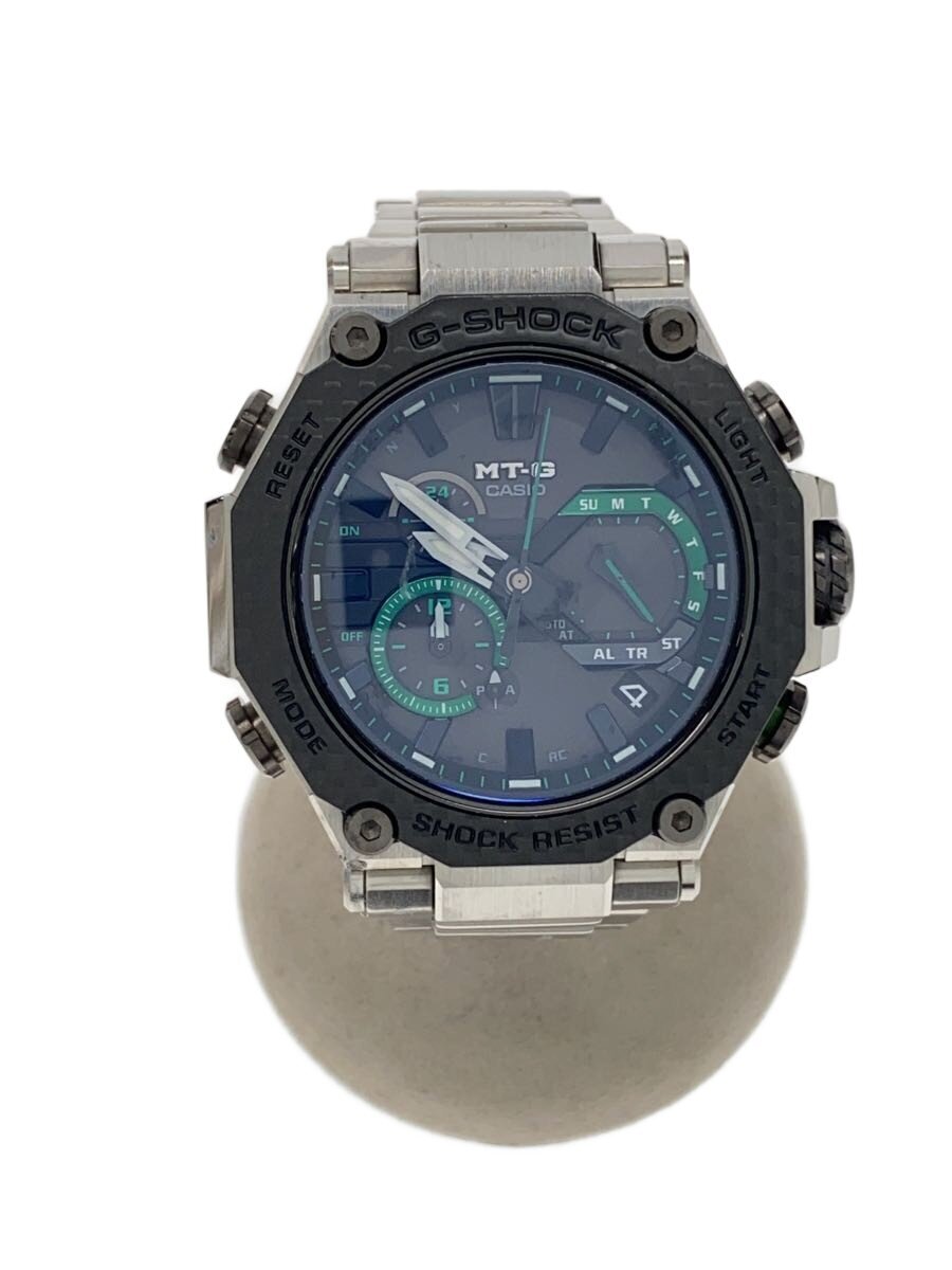 【中古】CASIO◆ソーラー腕時計_G-SHOCK/アナログ/BLK/SLV【服飾雑貨他】｜2ｎｄ STREET 店