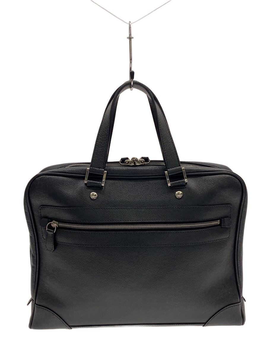 【中古】LOUIS VUITTON◆イゴール_五分五分ガ/なめし革/BLK//【御徒面子】