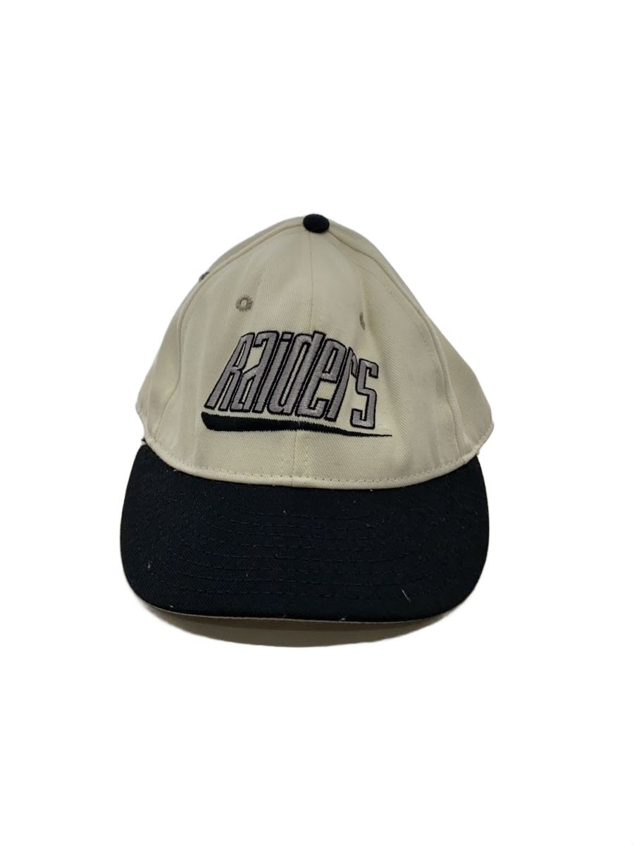 【中古】NFL◆90s/Raiders/レイダース/usa製/旗がしら/7 3/8/綿織物/WHT/メンズ【服飾雑貨他】