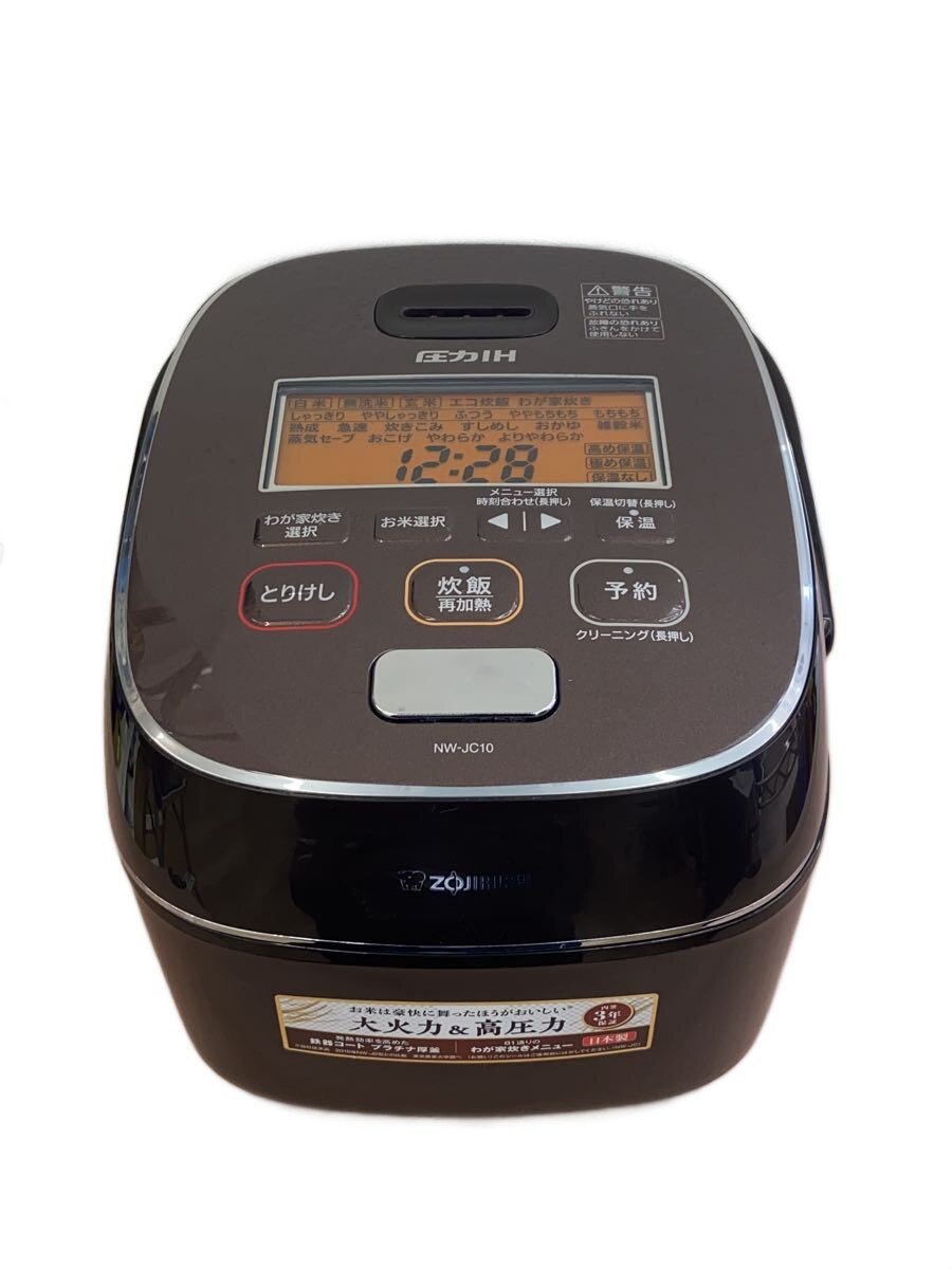 【中古】ZOJIRUSHI◆炊飯器 極め炊き NW-JC10/象印/ゾウジルシ/圧力IH/5.5合/ブラック/黒/【家電・ビジュアル・オーディオ】