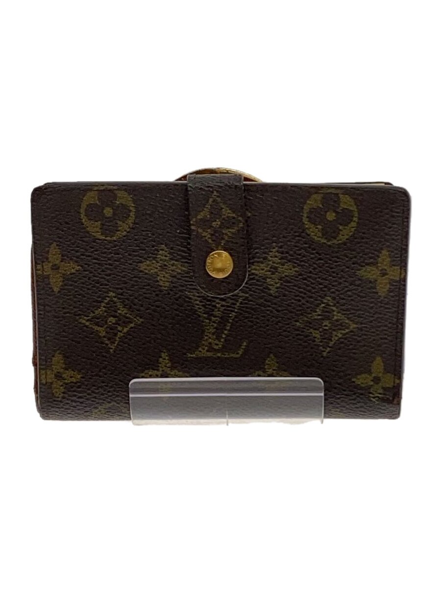 【中古】LOUIS VUITTON◆ポルト・モネ・ビエ・ヴィエノワ_モノグラム・キャンバス_BRW/PVC/BRW/レディース//【服飾雑貨他】