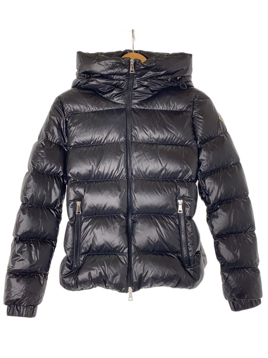 【中古】MONCLER◆Moncler Biron/落ち込む上衣/XO/ナイロン/BLK/J20931A00091 597WN【レディース御召しもの】
