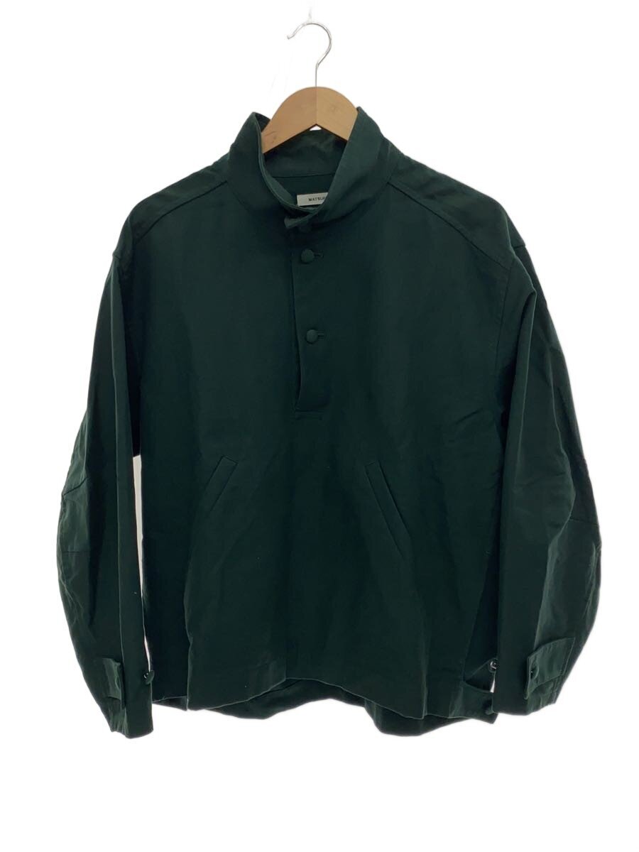 【中古】MATSUFUJI◆ジャケット/2/コットン/GRN/M223-0104/Cotton Pullover Work Jacket/シミ有【メンズウェア】|2nd STREET 店