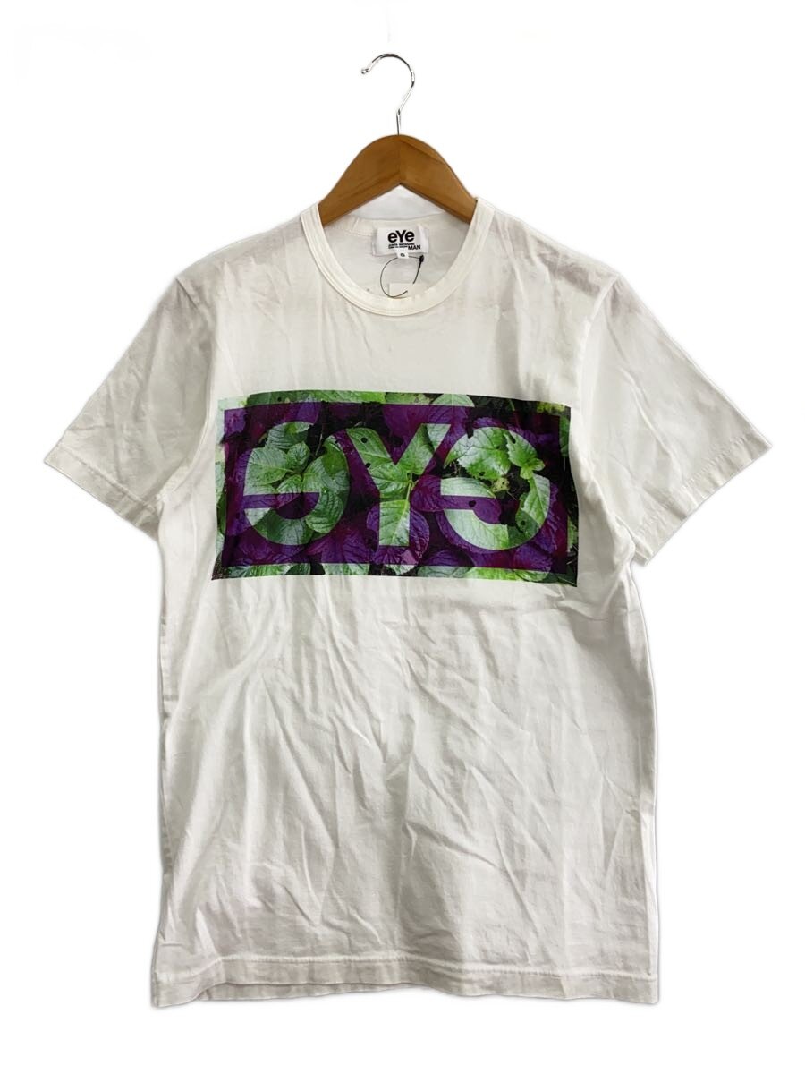 【中古】eYe COMME des GARCONS JUNYA WATANABE MAN◆プルオーバー/S/綿織物/WHT/刷り上げる/WO-T912/AD2014//【メンズウェア】