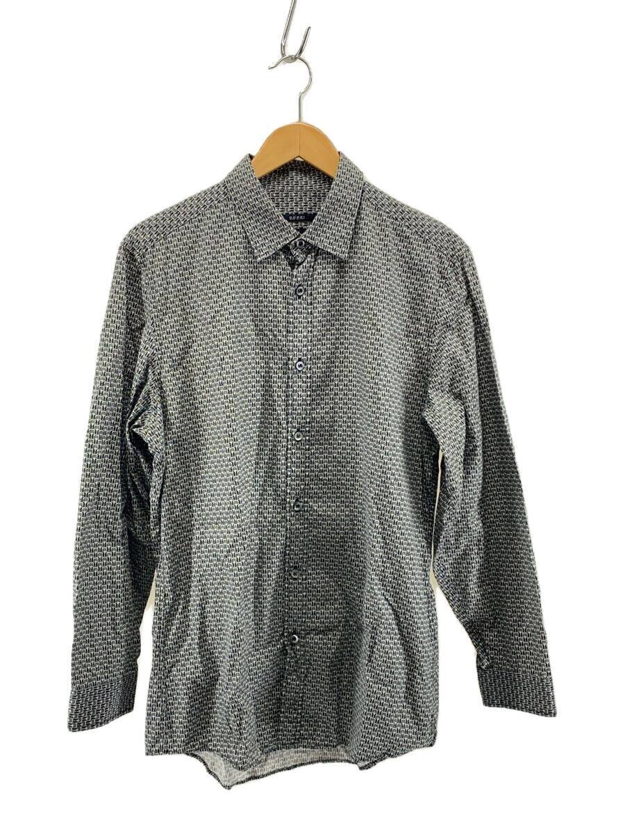 【中古】GUCCI◆長袖プルオーバー/GUCCI slim/綿織物/GRY/総柄/189474 Z3296//【メンズウェア】