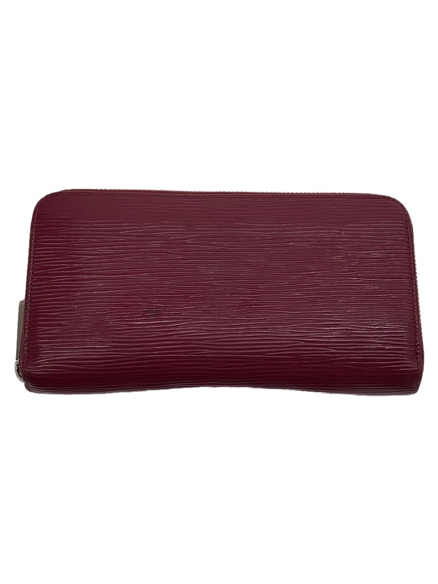 【中古】LOUIS VUITTON◆ジッピー・ウォレット_エピ_RED/なめし革/RED/レディース【服飾雑貨他】