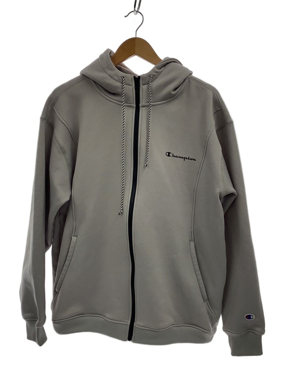 【中古】Champion◆ジップパーカー/裏起毛/スポーツウェアー/XL/GRY/C8-AS102【スポーツ】