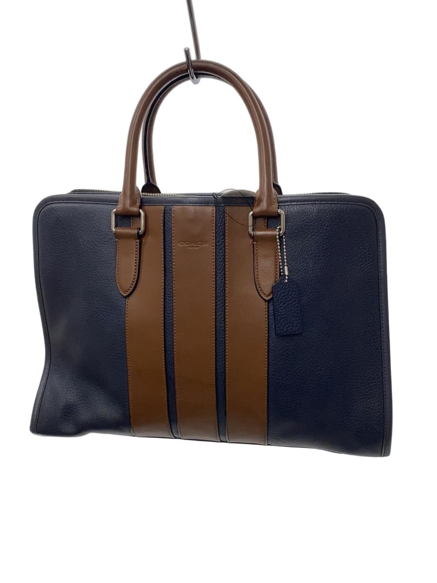 【中古】COACH◆ショルダーバッグ/レザー/インディゴ/無地【バッグ】｜2ｎｄ STREET 店