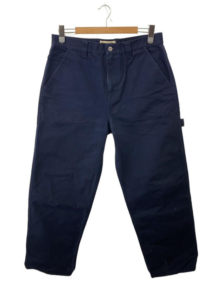 【中古】STUSSY◆25AW/Carpenter Pant Canvas/32/コットン/NVY/無地【メンズウェア】|2nd STREET 店