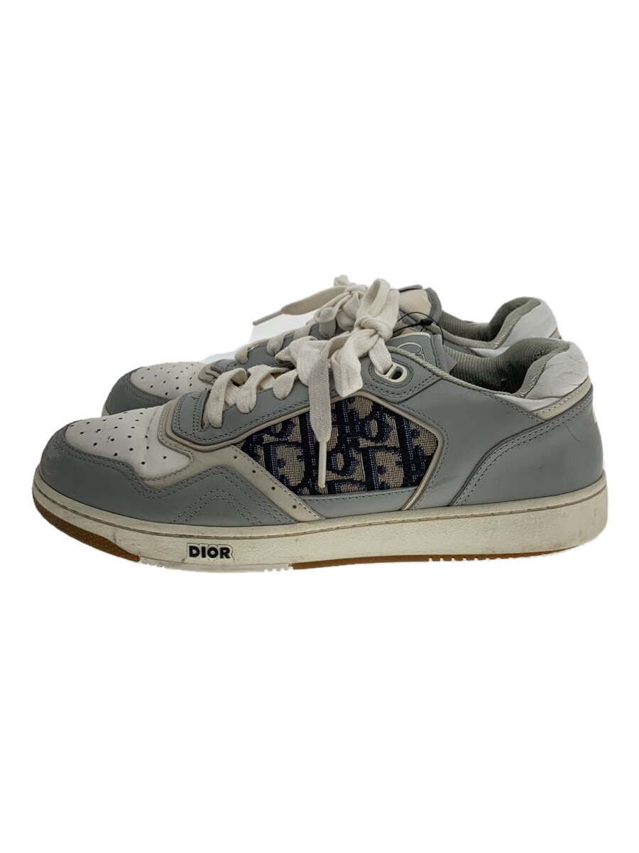 【中古】Christian Dior◆B27/ロートップスニーカー/ローカットスニーカー/40.5/GRY/3SN272ZIR//【シューズ】