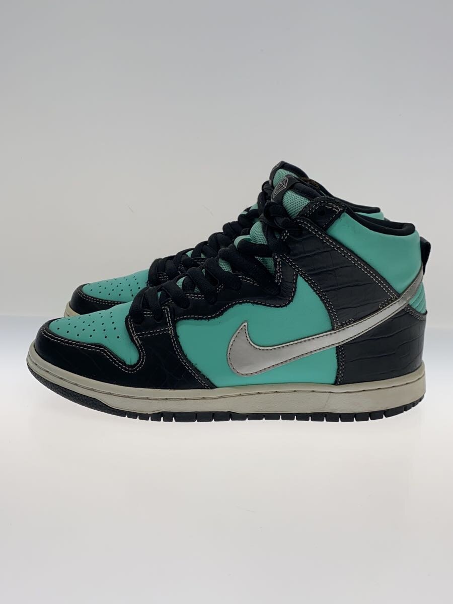 【中古】NIKE◆DUNK HIGH PRM SB/ダンクハイプレミアム/青色/653599-400/26糎/BLU【シューズ】
