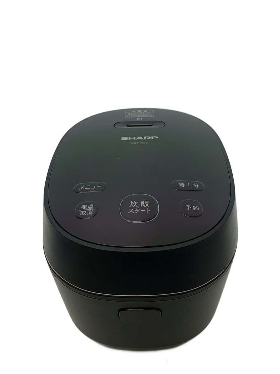 【中古】SHARP◆炊飯器 KS-HF05B-B [ブラック系]【家電・ビジュアル・オーディオ】