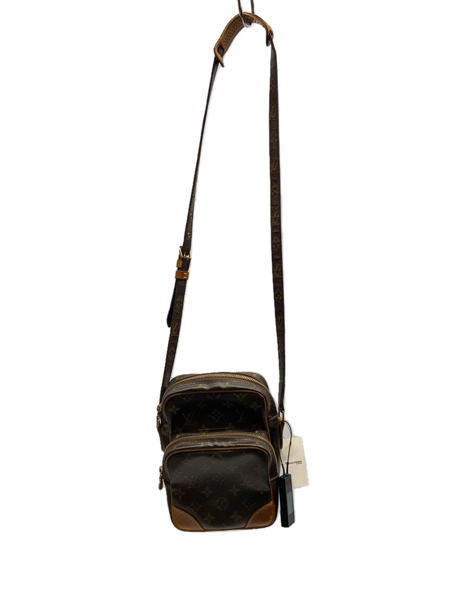 【中古】LOUIS VUITTON◆アマゾン_モノグラム・帆布_BRW/PVC/BRW//【御徒面子】