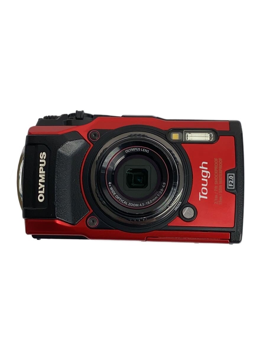 【中古】OM SYSTEM(OLYMPUS)◆デジタル写真機 OLYMPUS Tough TG-5 [赤いこと]//【写真機】