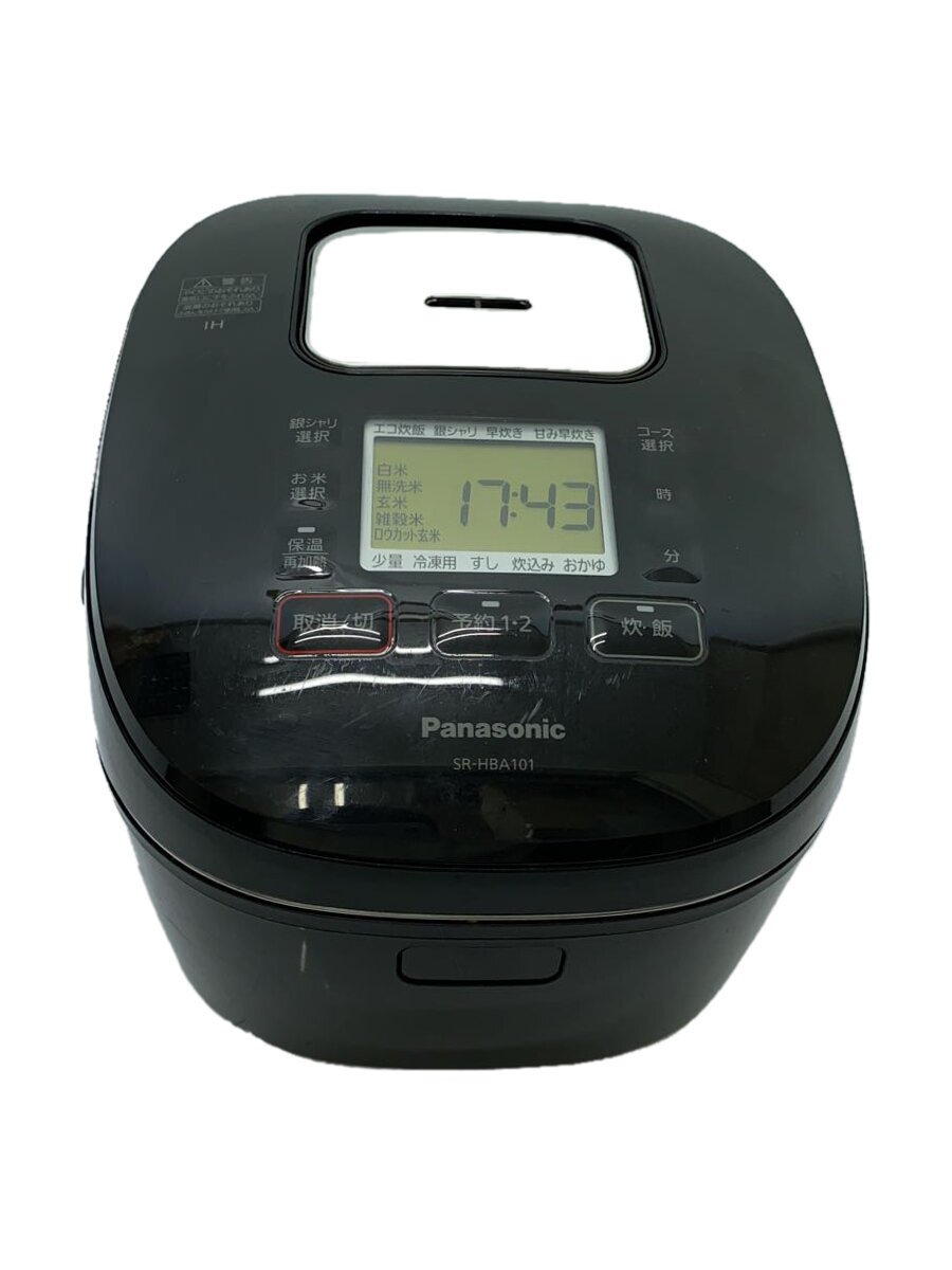 【中古】Panasonic◆炊飯器 SR-HBA101-K【家電・ビジュアル・オーディオ】