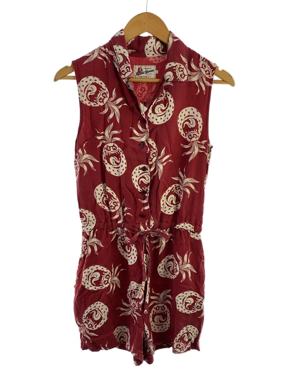 【中古】HYSTERIC GLAMOUR◆ノースリーブワンピース/S/コットン/RED/総柄/061AS05//【レディースウェア】|2nd STREET 店