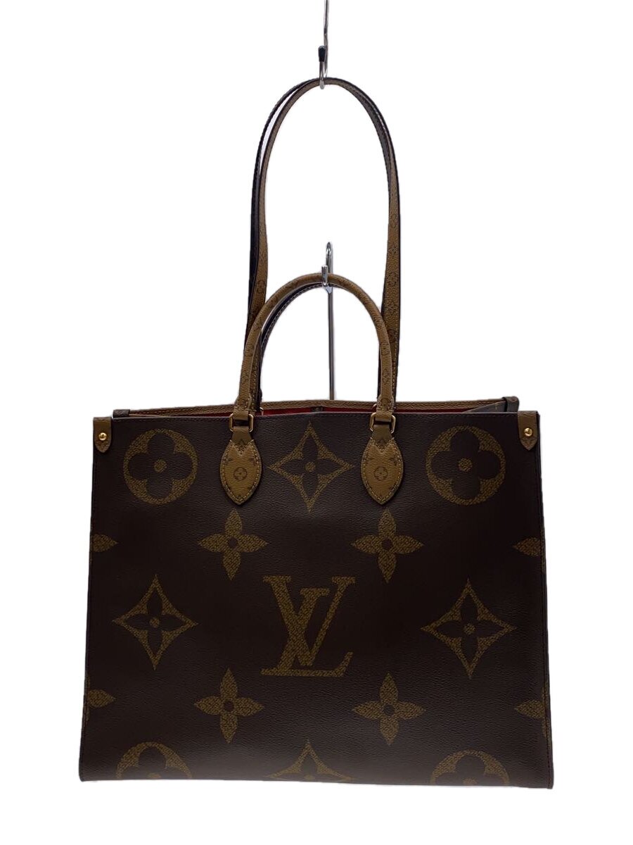 【中古】LOUIS VUITTON◆オンザゴーGM_モノグラム・ジャイアント_BRW/PVC/BRW【バッグ】｜2ｎｄ STREET 店