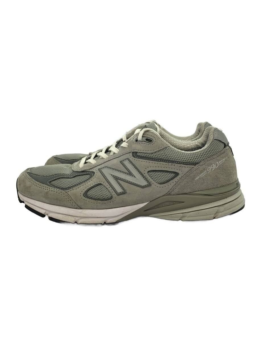 【中古】NEW BALANCE◆U990v4/薄墨色/28糎/GRY/Made インチ USA/ローカットスニーカー/Dワイズ//【シューズ】