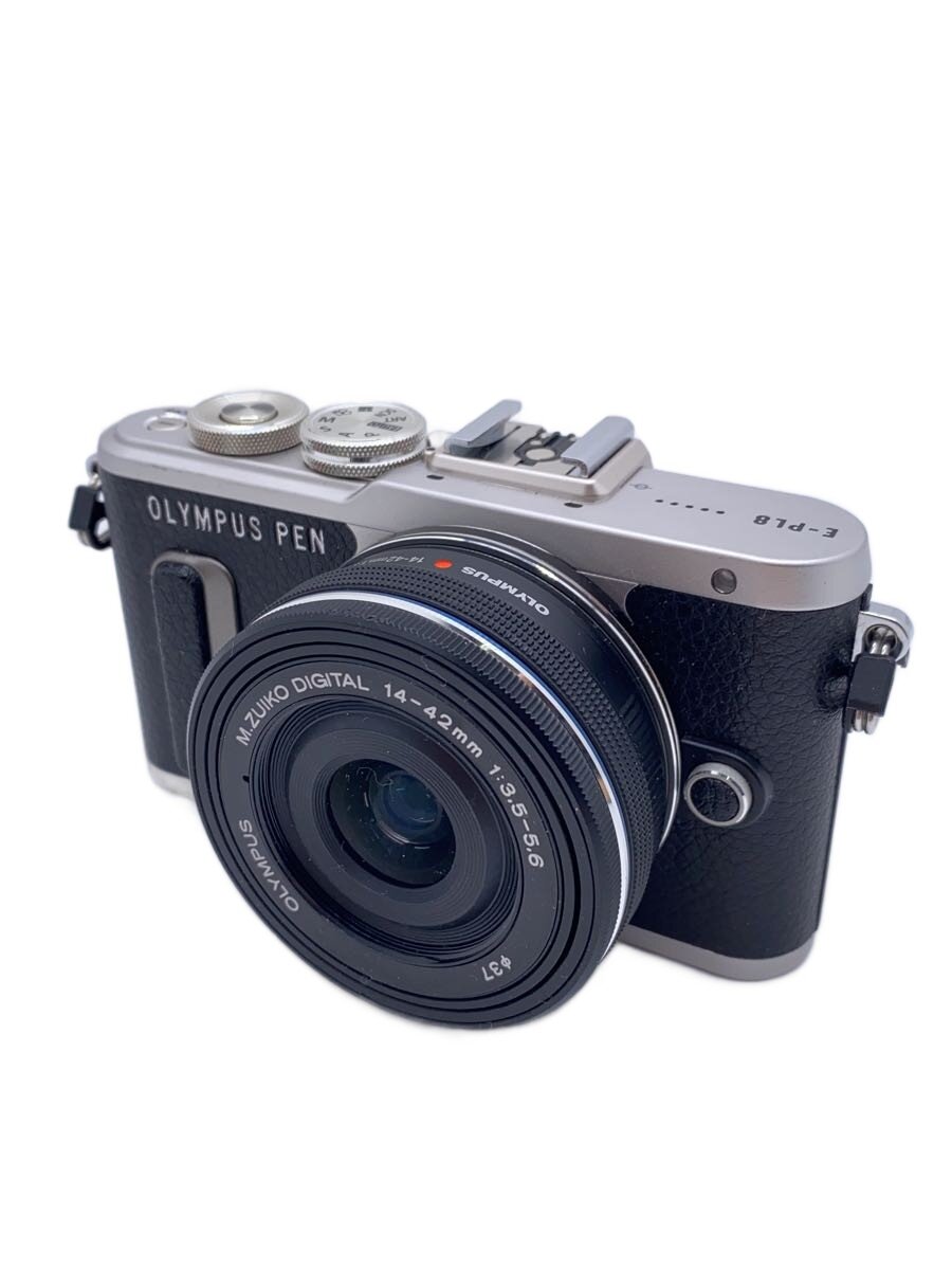 【中古】OM SYSTEM(OLYMPUS)◆デジタル一眼写真機 OLYMPUS PEN E-PL8 14-42粍 EZ水晶体一揃いの道具 [黒いこと]//【写真機】