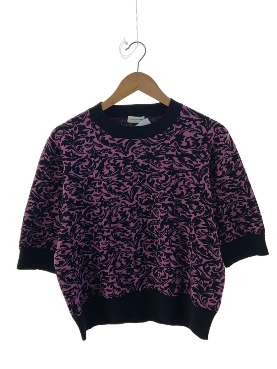 【中古】DRIES VAN NOTEN◆ニット・セーター(薄手)/S/ウール/PUP/総柄【レディースウェア】|2nd STREET 店