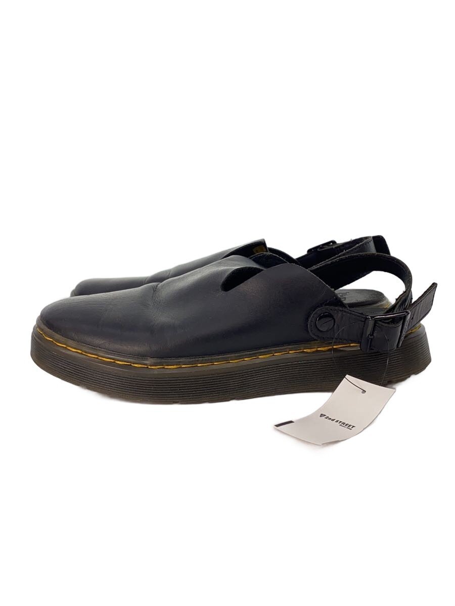 【中古】Dr.Martens◆サンダル/UK7/BLK/なめし革/AW006【シューズ】