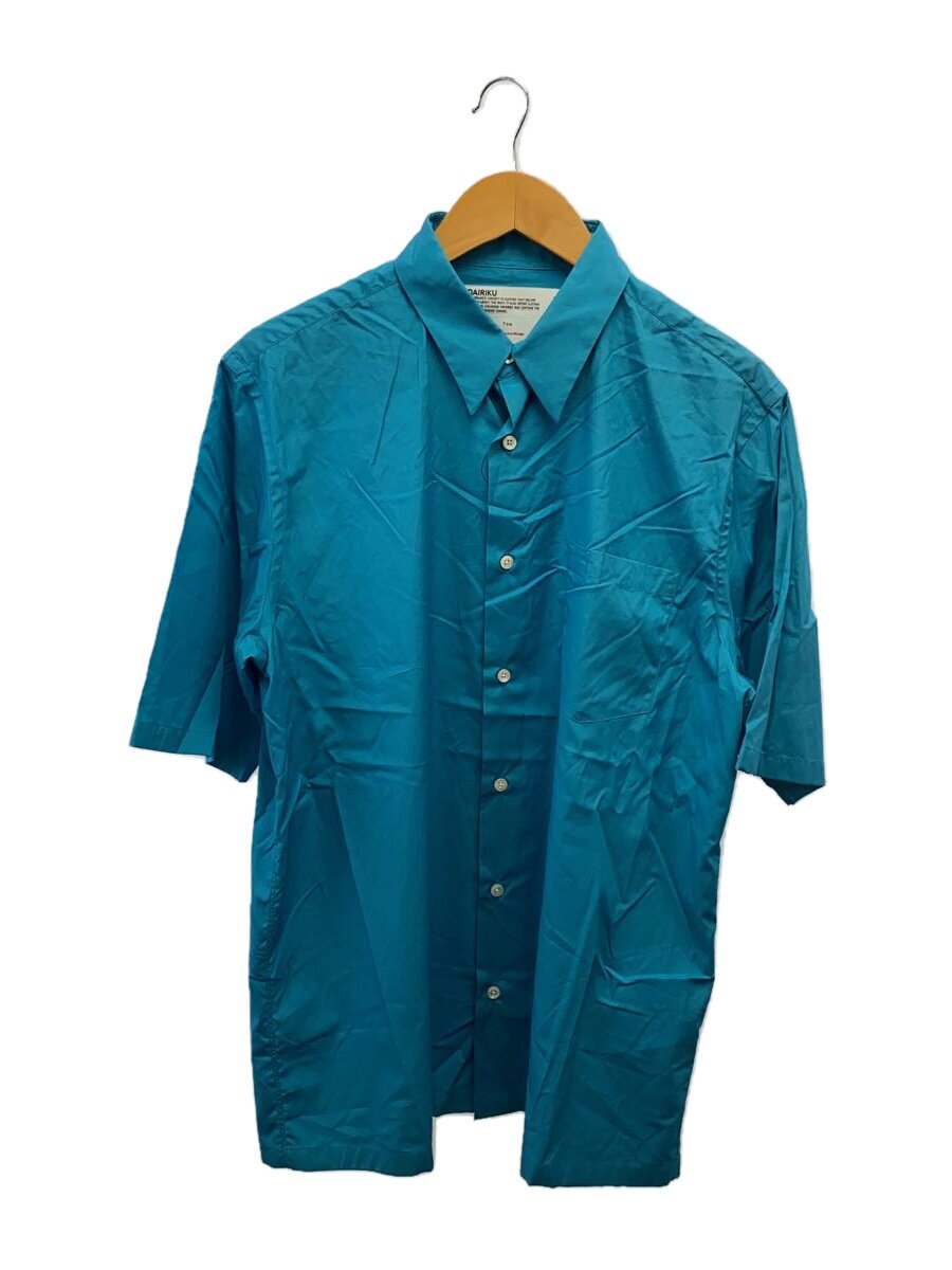 【中古】DAIRIKU◆Dress Shirt with Money Clip/L/綿織物/BLU/無地/22AW S-4【メンズウェア】