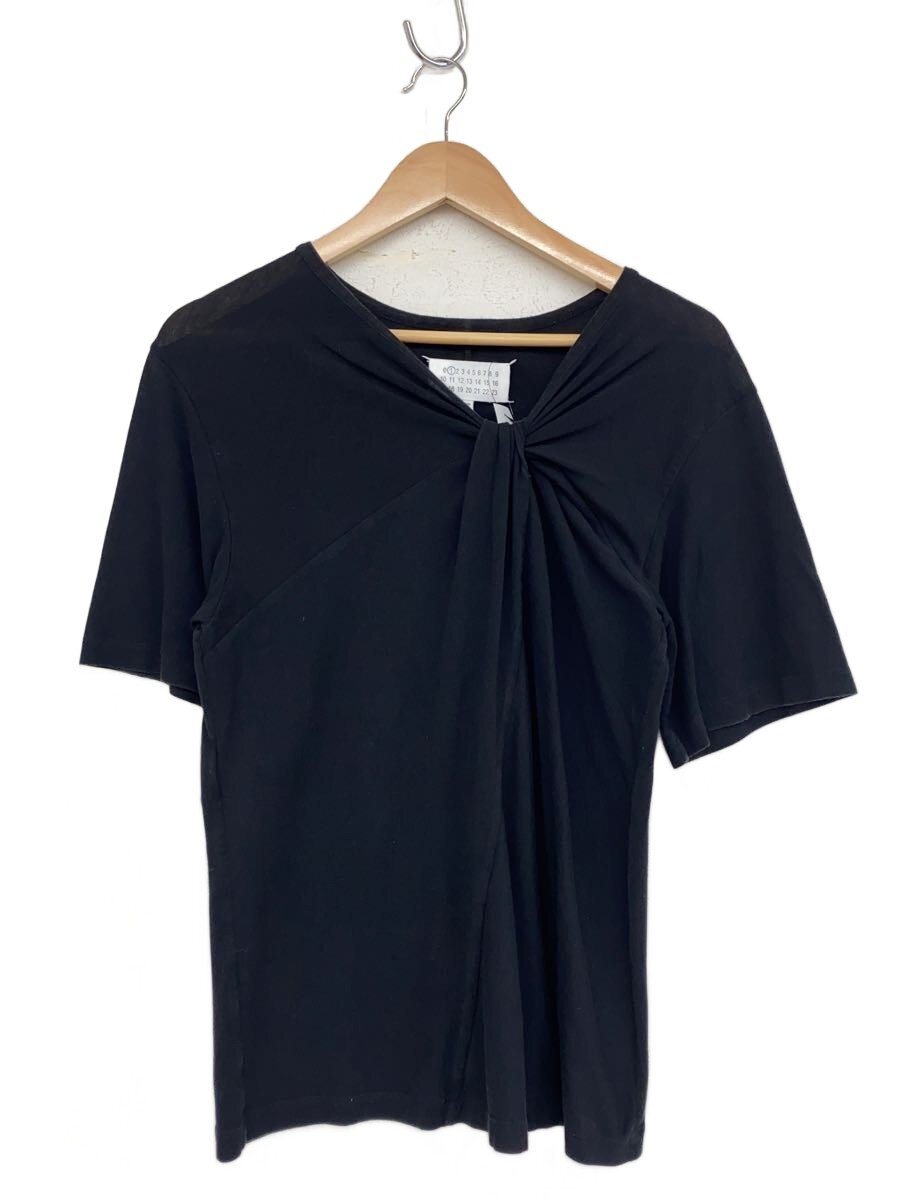 【中古】Maison Margiela◆ティーシャツ/M/綿織物/BLK/s51ギガサイクル0370 s22831//【レディース御召しもの】