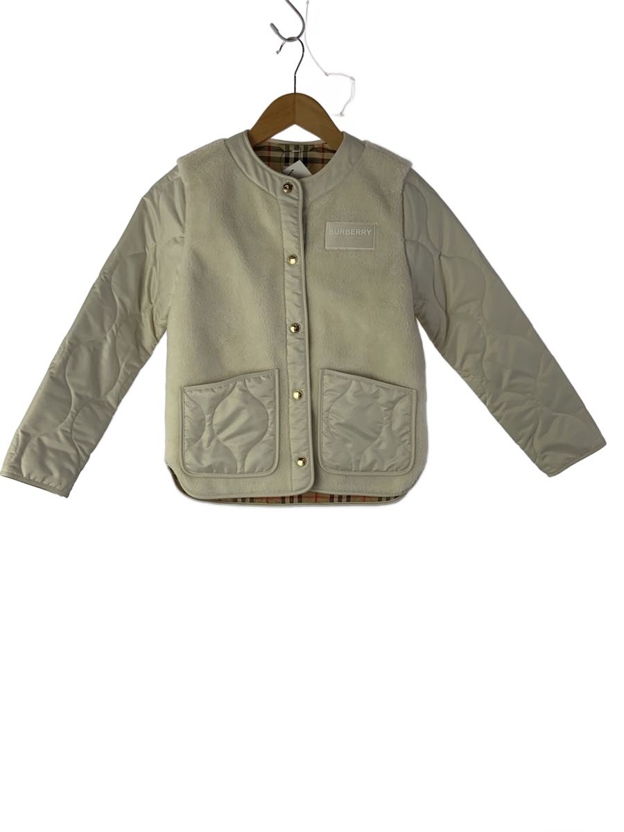 【中古】BURBERRY LONDON◆上衣/140糎/ポリエステル/CRM/無地/8064250【キッズ】