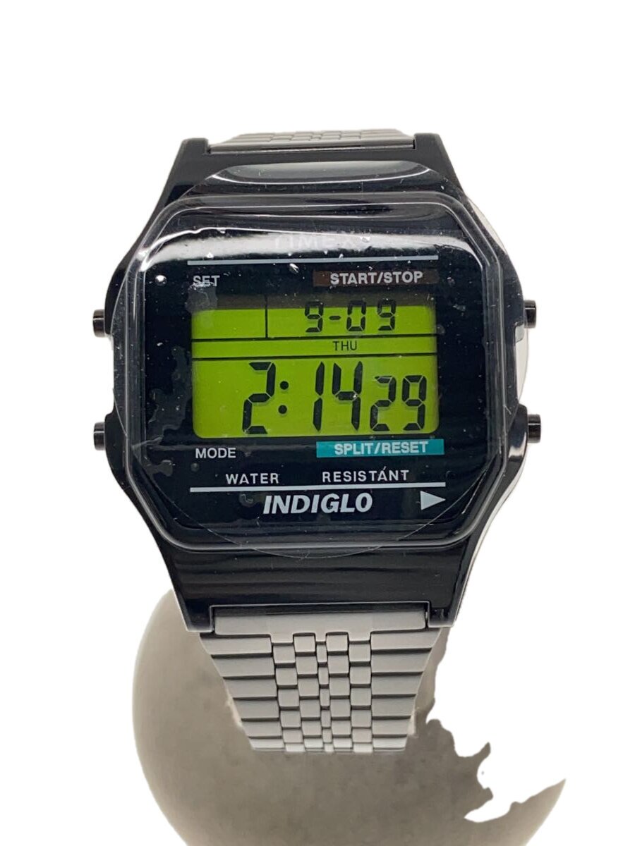 【中古】TIMEX◆石英ウオッチ/デジタル/WDS-TIMEX-02//【服飾雑貨他】