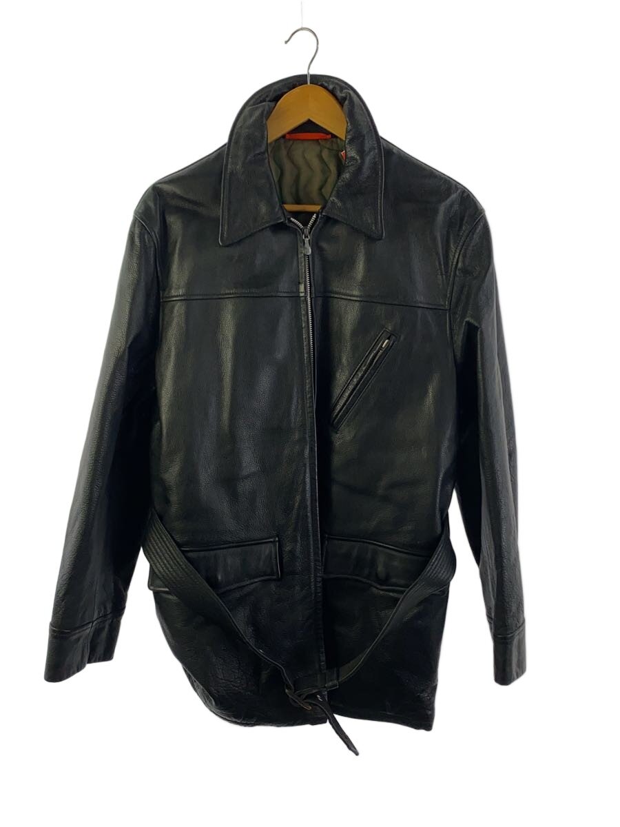 【中古】Paul Smith◆レザージャケット・ブルゾン/L/牛革/BLK/無地/407336 2816//【メンズウェア】｜2ｎｄ STREET 店 18,172円