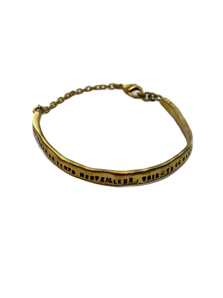 【中古】SERGE THORAVAL◆まわり合わせの手錠/バングル/--/GLD/レディース【服飾雑貨他】