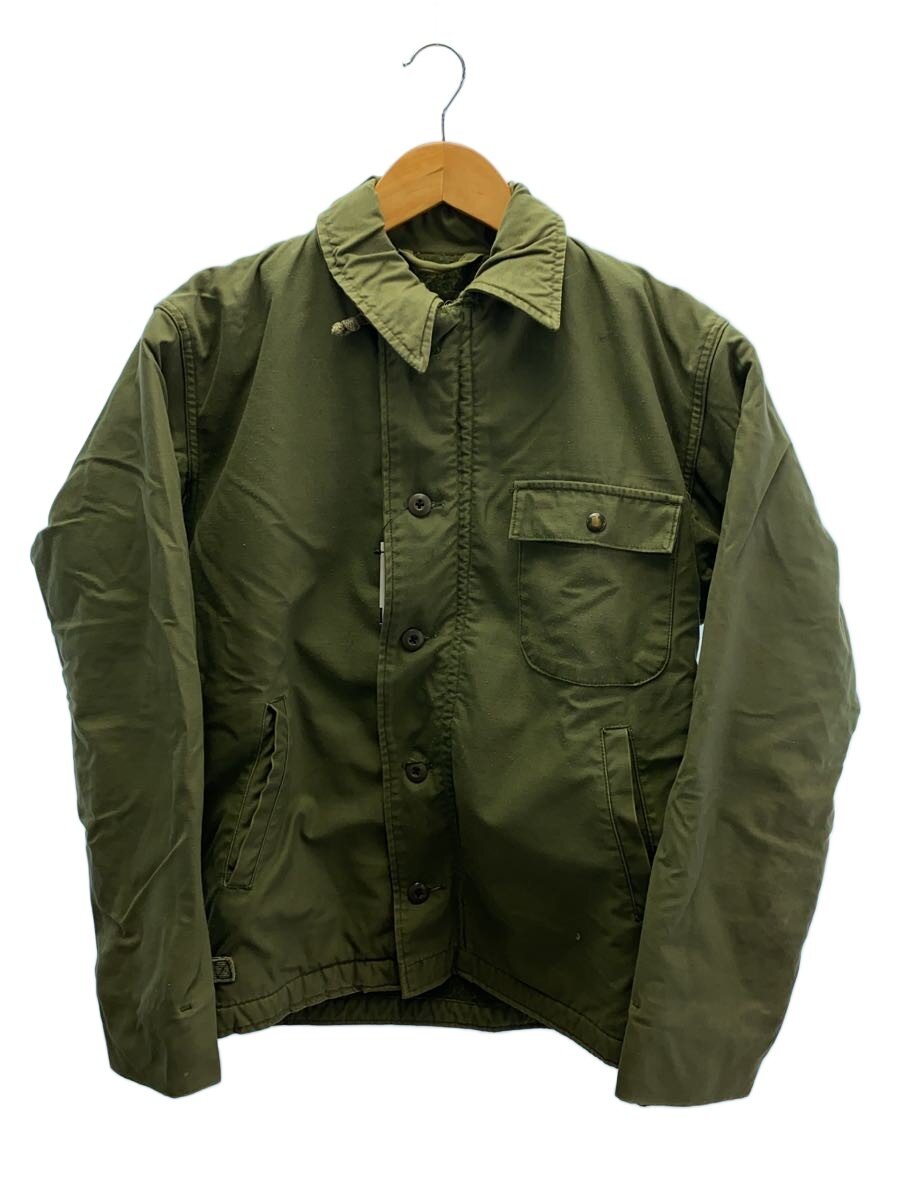 【中古】US.NAVY◆ミリタリージャケット/--/コットン/GRN/無地/A-2【メンズウェア】｜2ｎｄ STREET 店