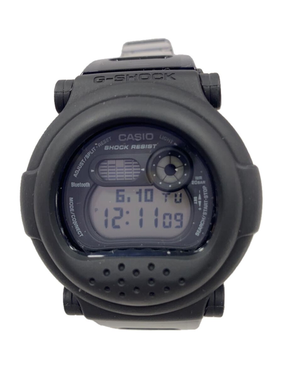 【中古】CASIO◆石英ウオッチ/デジタル/天然ゴム/BLK/CLR/G-B001【服飾雑貨他】