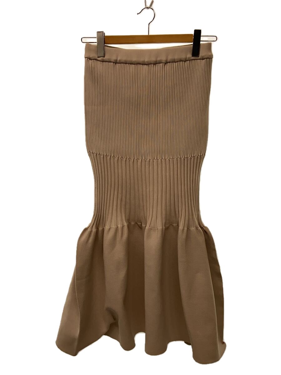 【中古】CFCl/FLUTED MERMAID SKIRT/スコート/3/ポリエステル/BEG/CF006KG015//【レディース御召しもの】