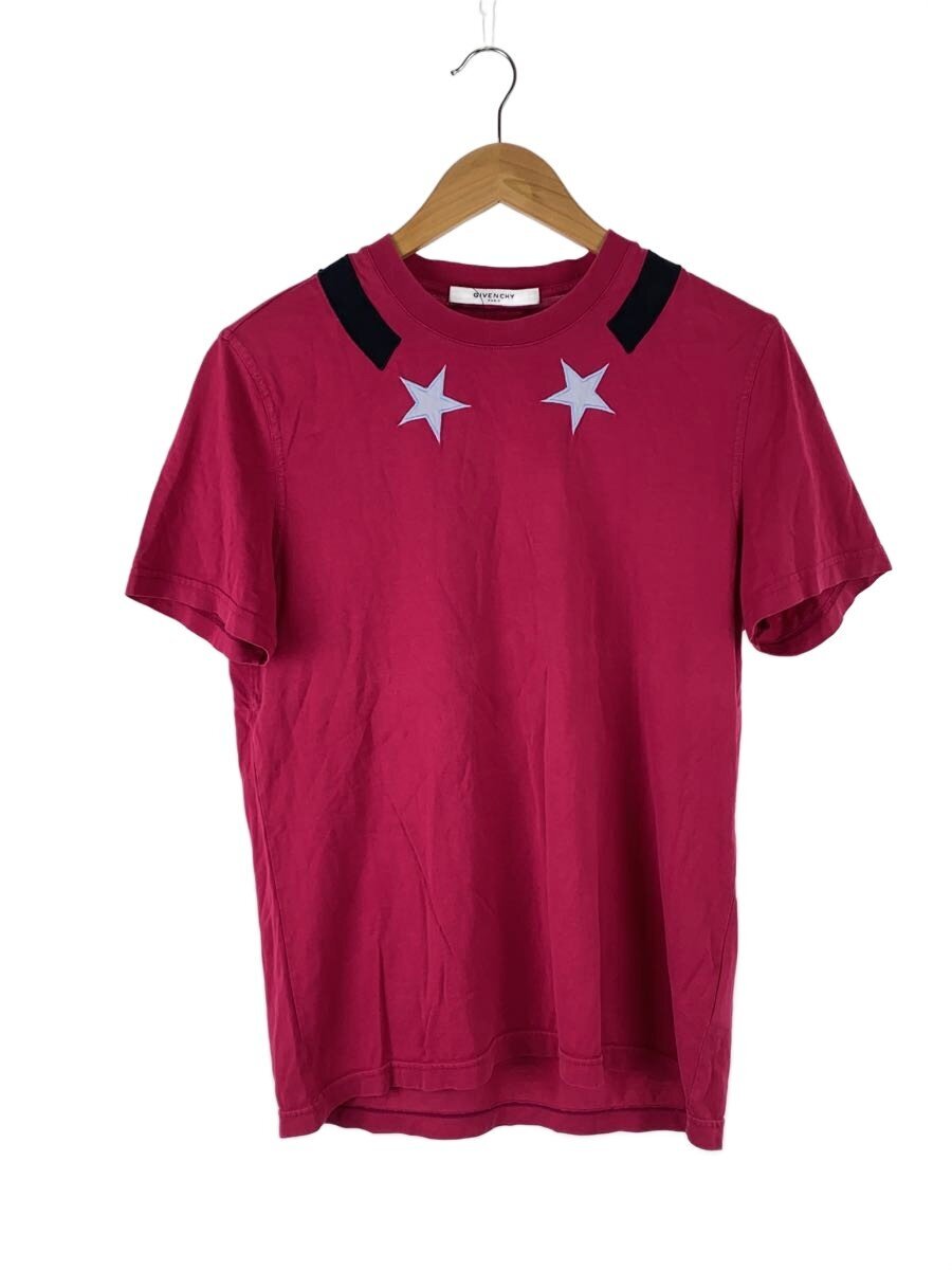 【中古】GIVENCHY◆はやりっ児紋章/ティーシャツ/S/綿織物/PNK【レディース御召しもの】