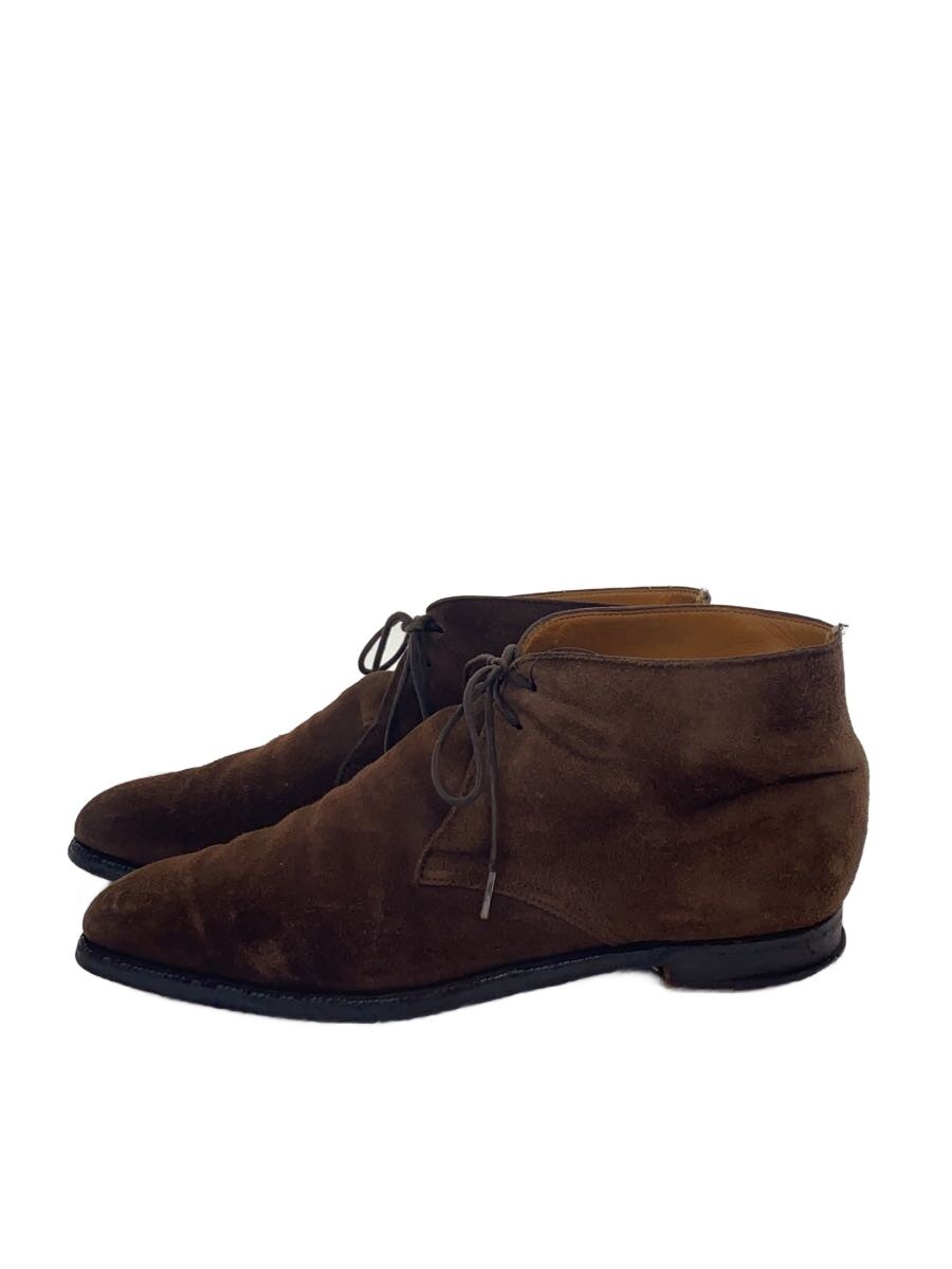 【中古】CROCKETT&JONES◆TETBURY/チャッカブーツ/UK5.5/BRW/スウェード/5072 29/使用感考慮【シューズ】｜2ｎｄ STREET 店