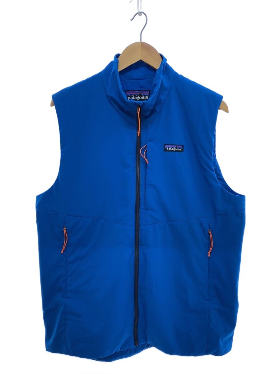 【中古】patagonia◆24AW/ナノエアライトベスト/L/ポリエステル/青碧/83900FA24【メンズウェア】