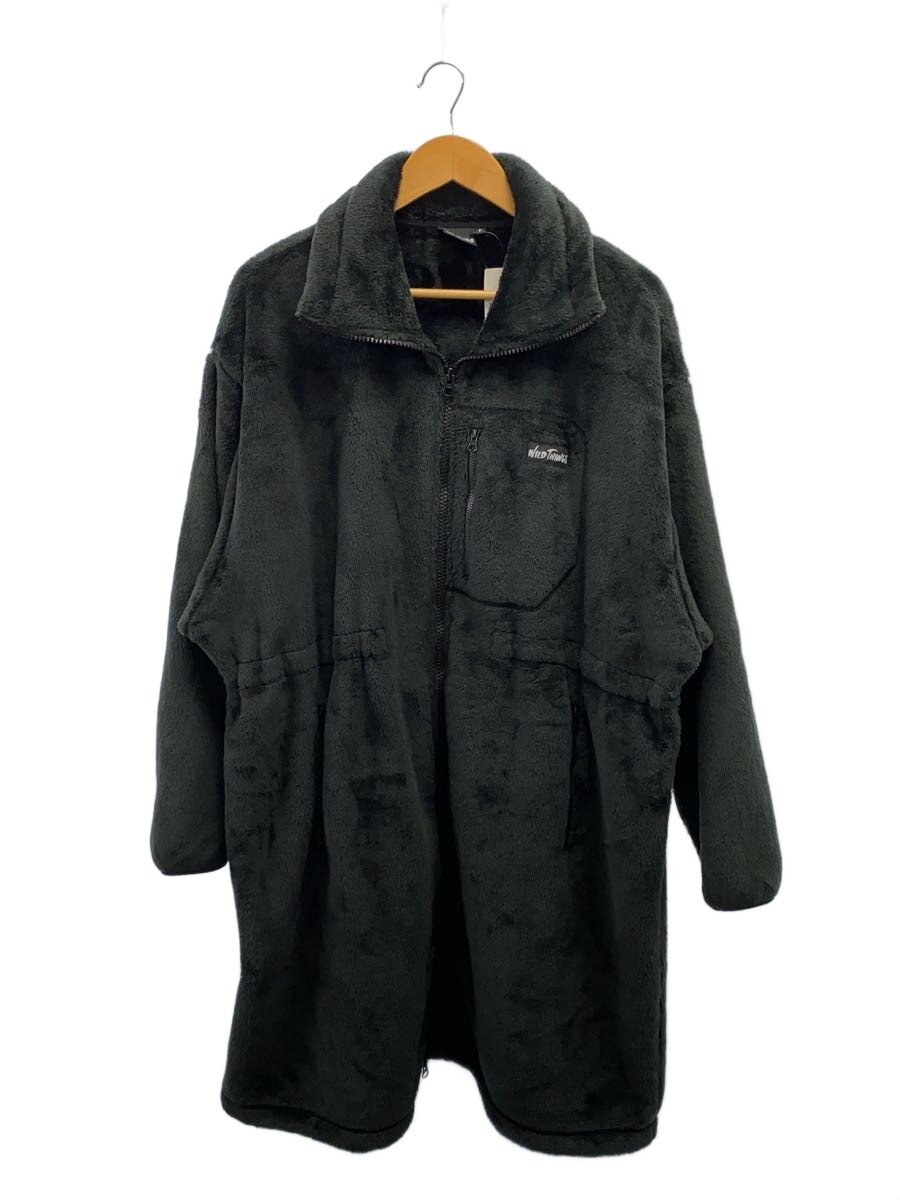 【中古】WILDTHINGS◆厚地の外套/FREE/ポリエステル/BLK/無地/WT21565KY-DI//【レディース御召しもの】