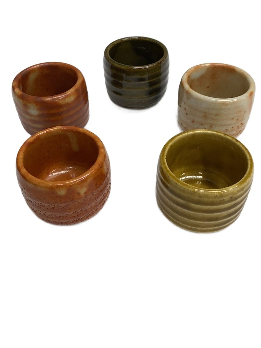 【中古】秀泉陶苑/湯呑/5点セット/ぐい呑【キッチン用品】