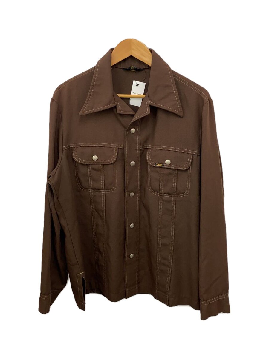 【中古】Lee◆ジャケット/L/--/BRW/無地/70s/ウエスタンシャツジャケット【メンズウェア】|2nd STREET 店