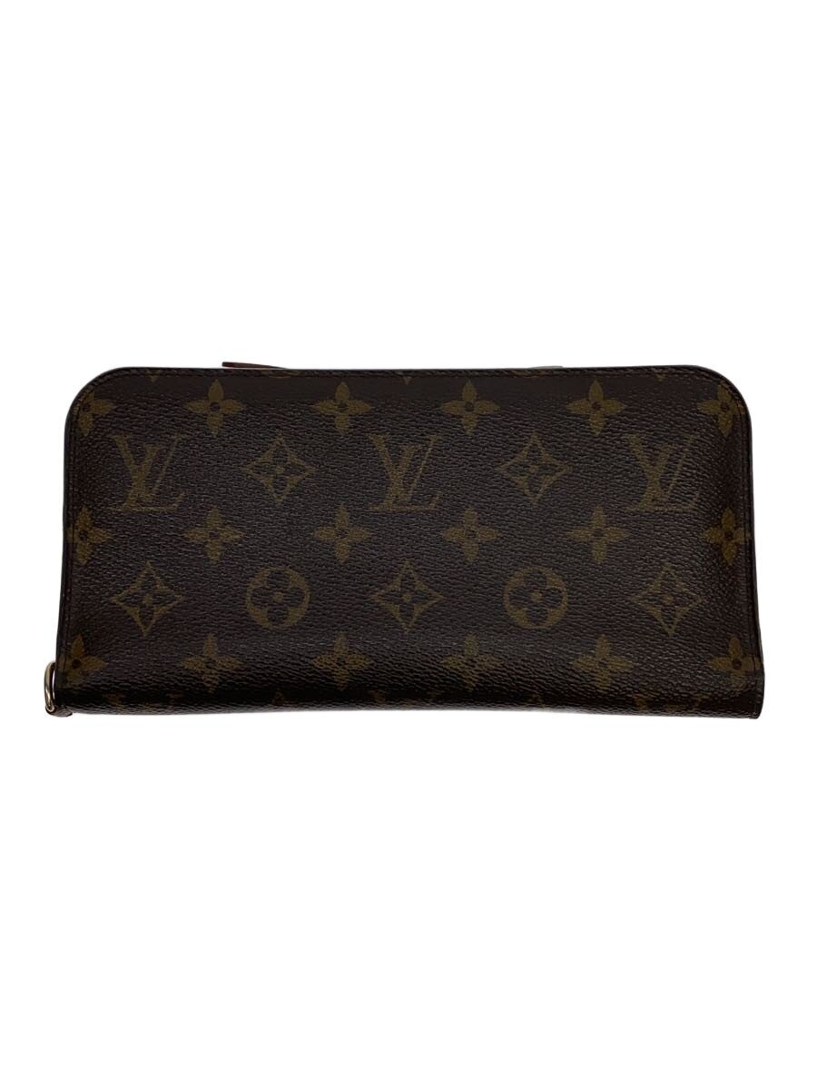 【中古】LOUIS VUITTON◆ポルト・フォイユ・アンソリット_モノグラム・キャンバス/PVC/BRW/メンズ【服飾雑貨他】|2nd STREET 店