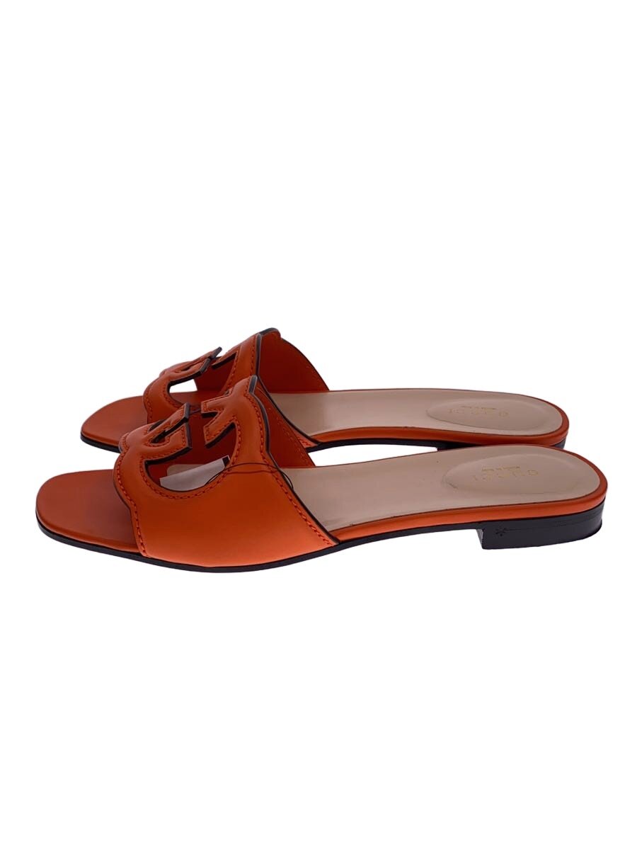 【中古】GUCCI◆サンダル/39/ORN/なめし革/694451【シューズ】