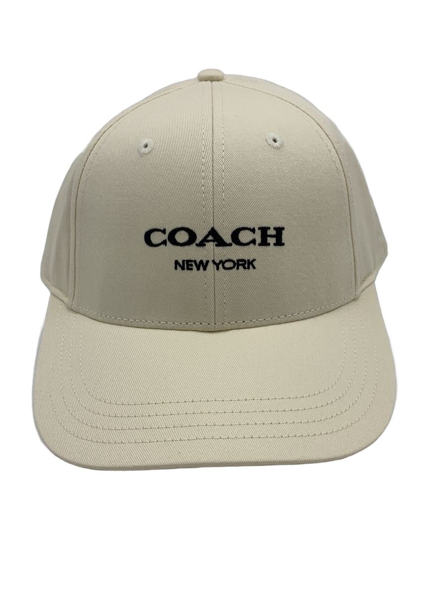 【中古】COACH◆旗がしら/--/綿織物/BEG/メンズ/CH409【服飾雑貨他】
