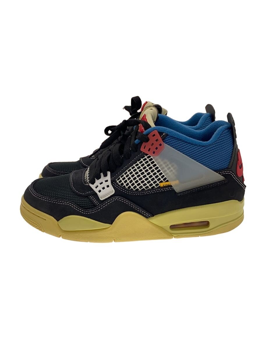【中古】NIKE◆AIR JORDAN 4 RETRO SP_エアジョーダン 4 レトロ SP/26珊/BLK【シューズ】