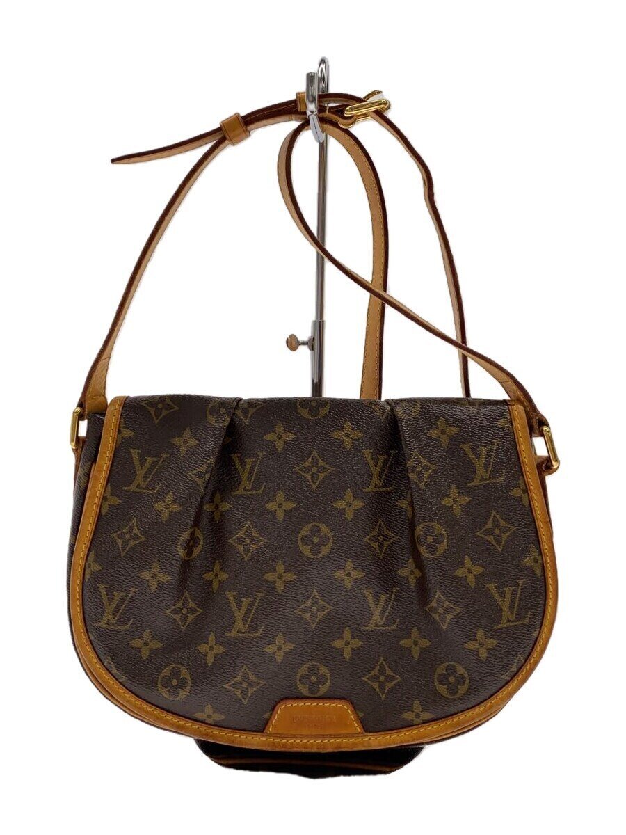 【中古】LOUIS VUITTON◆メニルモンタンPM_モノグラム・帆布/PVC/BRW/総柄【御徒面子】
