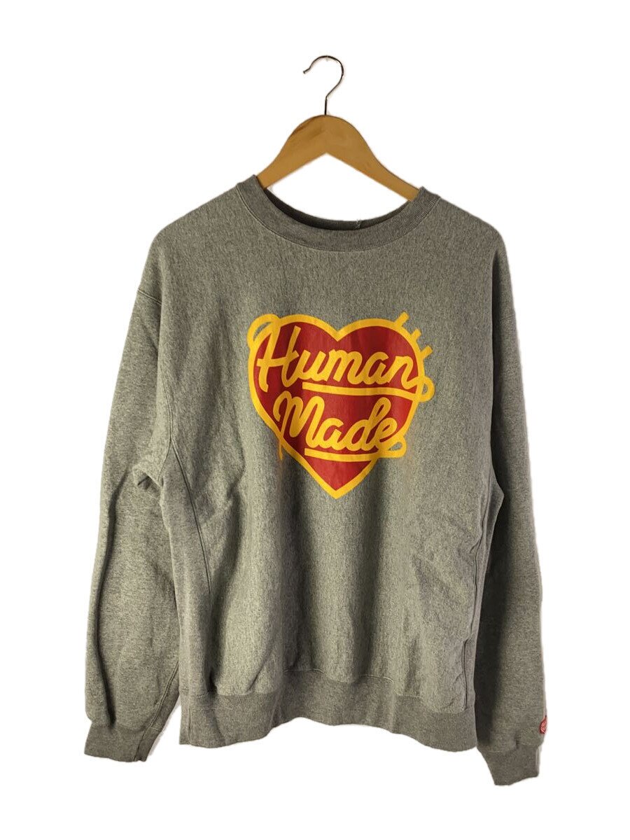 【中古】HUMAN MADE◆汗水/L/綿織物/GRY/無地/HM29CS016【メンズウェア】