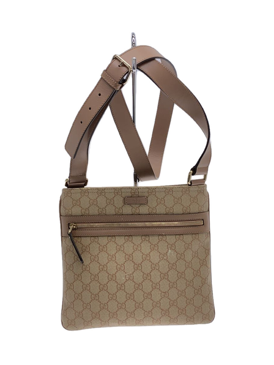 【中古】GUCCI◆ショルダーバッグ_GGつけ加える/PVC/PNK//【御徒面子】