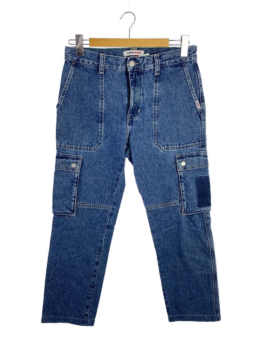 【中古】TOMMY JEANS◆下つ方/28/ジーンズ/IDG/無地/DM0DM13146【メンズウェア】