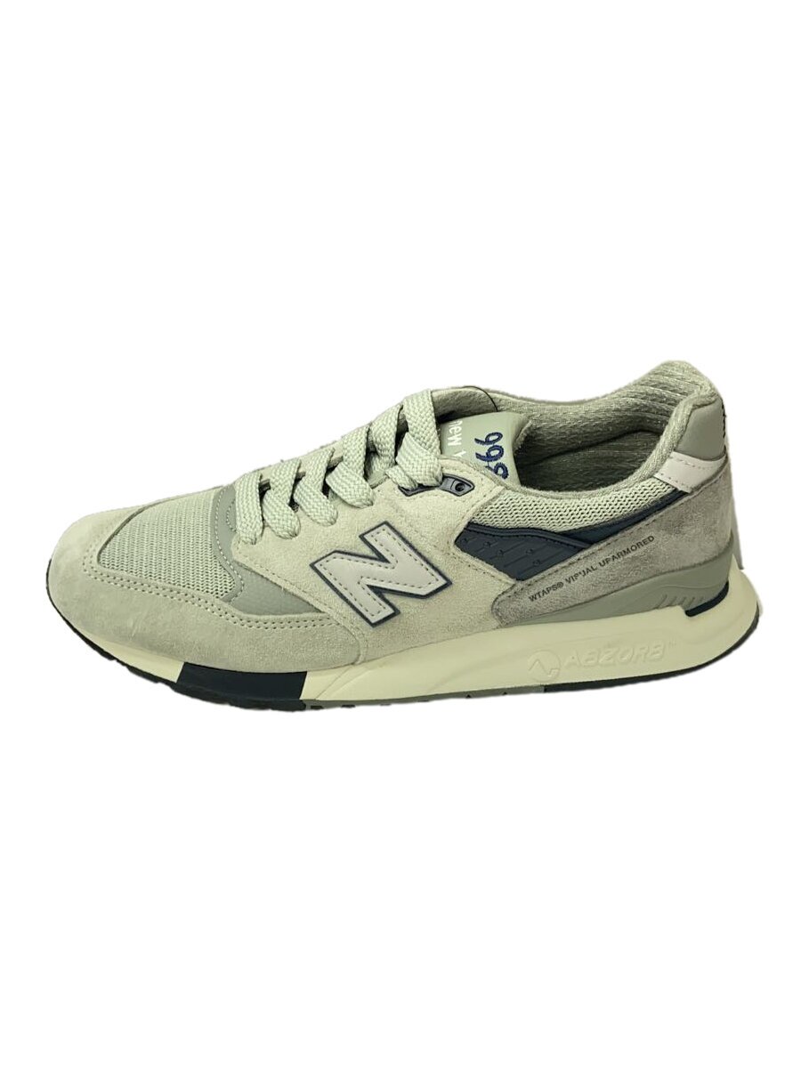 【中古】NEW BALANCE◆ローカットスニーカー/26.5糎/GRY/スウェード/U998WT【シューズ】