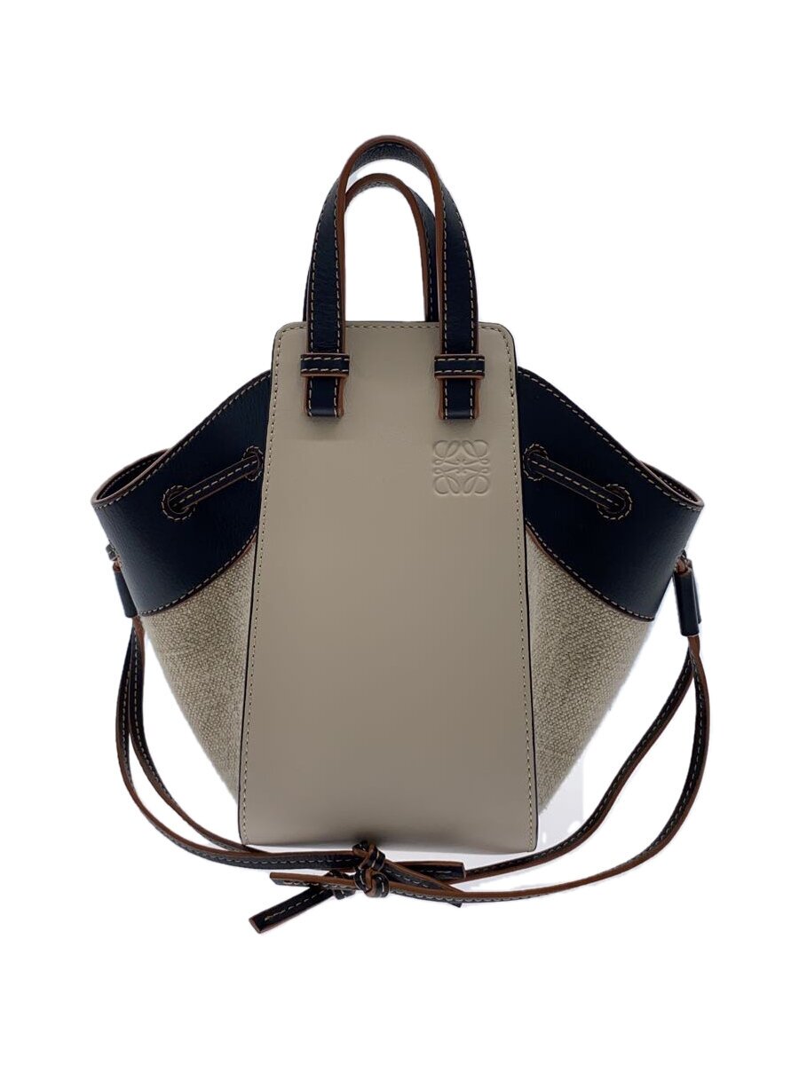 【中古】LOEWE◆ショルダーバッグ/なめし革/CRM//【御徒面子】